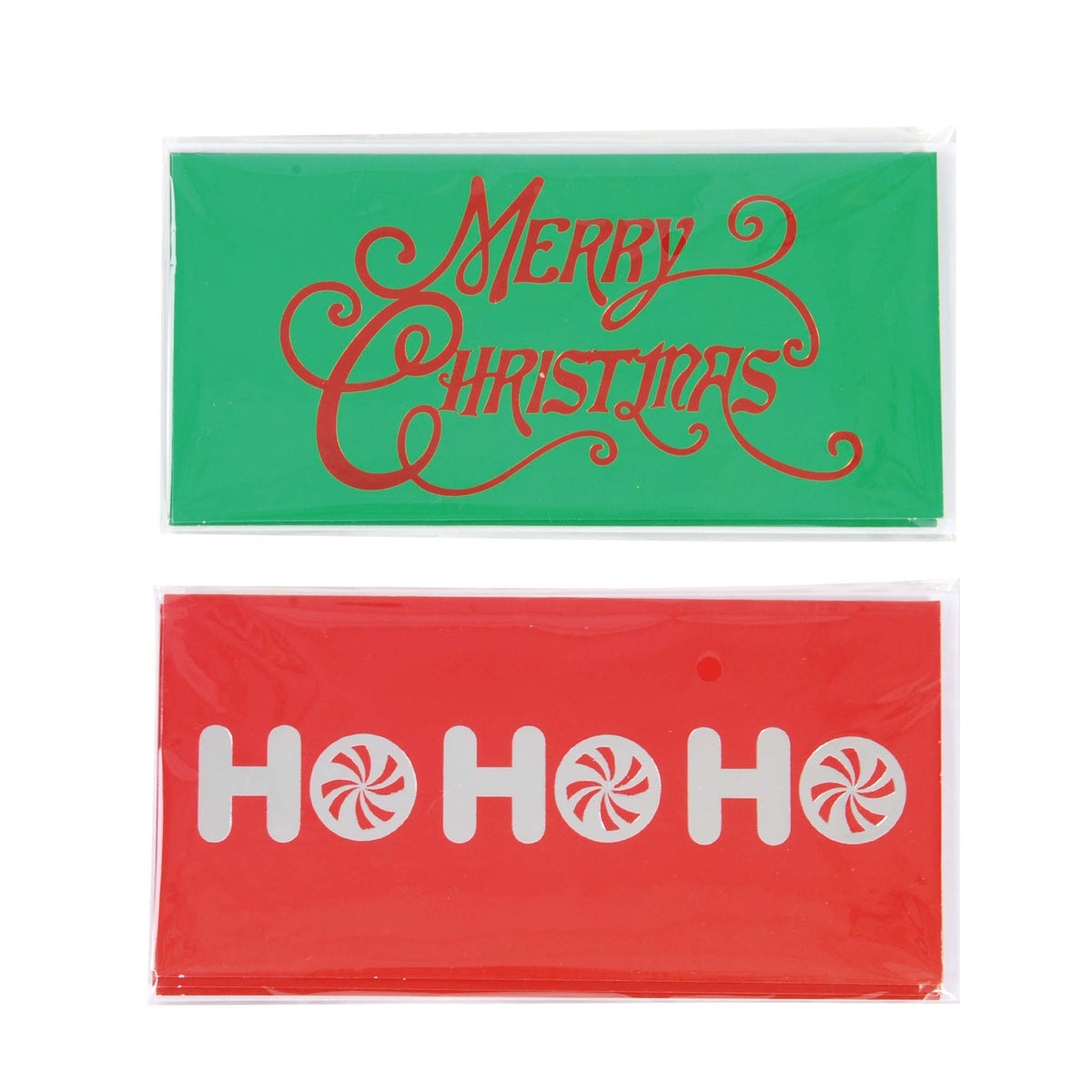 9Ct Christmas Money Card And Gift Card Holders W/ Hot Stamping & W/  Envelope, 2 Assortments
