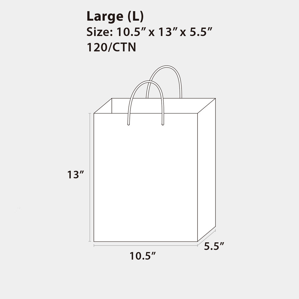 Gift bag shop sizes