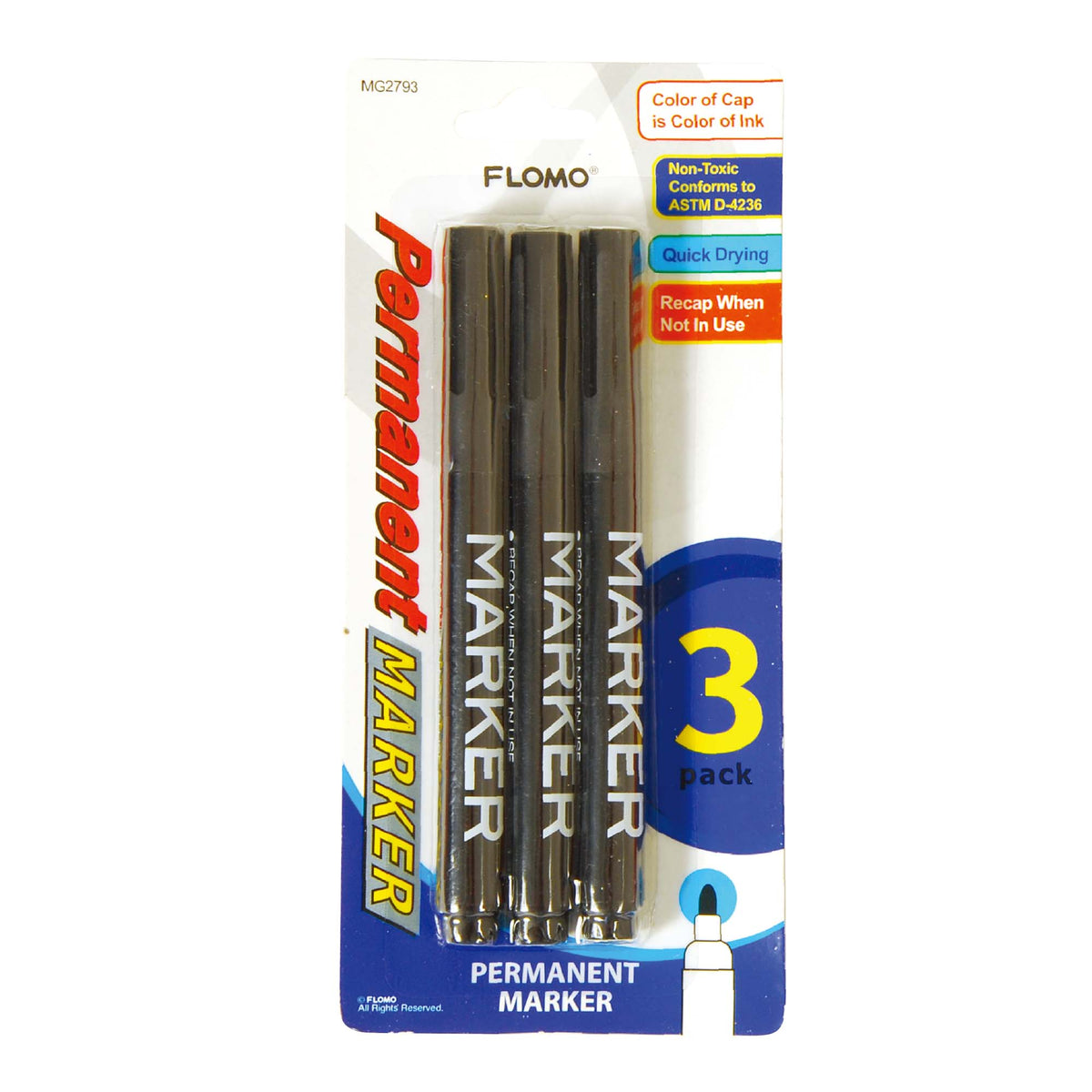 4Ct/8 Colors Jumbo Markers