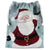 Christmas Santa Chenille Drawstring Bag 14" X 18"