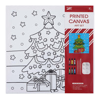 11Pc Printed Christmas Canvas Art Set