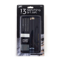 13Pc Sketching Art Set In Tin Case