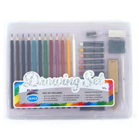 38Pc Drawing Set In Reusable Case