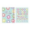 130 Sheets/260 Pages Mega Spiral Journal W/Hot Stamp/2 Sticker Shts, Daisynotes,11.25"X9.25"