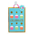 Super Giant Birthday Celebrate W/Cupcakes! Hot Stamp Gift Bag