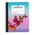 130 Sheet Composition Notebook, Butterflies, 9.75 X 7.5"