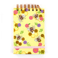 150Sht Top Spiral Chunky List Pad, Bee Floral, 6"X4"