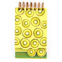 180 Sheet Tiered Spiral List Pads, Kiwi Green, 6.875" X 4"