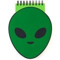 100Sht Diecut Spiral List Pad W/Hot Stamp, Alien Head 9"L X 7"W