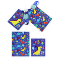 2Pk E/L Birthday Dino Party Platinum Elite Hot Stamp Gift Bags With Paper Eyeglasses