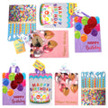 2Pk Extra Large Balloons Party Hot Stamp/Glitter Premium Plus Bag, 3 Designs