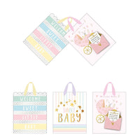 2Pk Extra Large Sweet Baby Blessing Hot Stamp Premium Plus Bag, 3 Designs