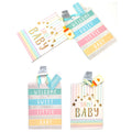 2Pk Extra Large Baby Premium Plus Sweet Baby Hot Stamp Bags, 2 Assorted Designs