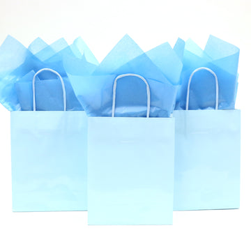 Bolsa de regalo Euro Medium Pastel Blue