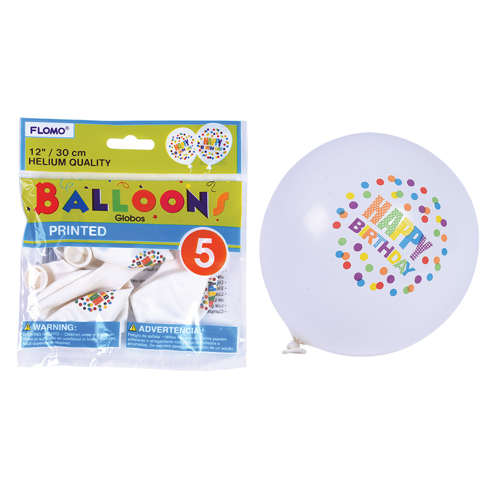 12th Birthday Balloon Confetti / Flat - Helium Filled - Bouquet — Party  Planet