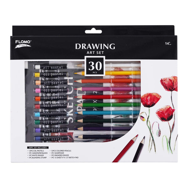 30Pc Drawing Art Set