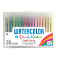 36 Pc Soft Head Watercolor Markers, 36 Colors