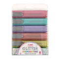 6Ct Pastel Glitter Highlighters