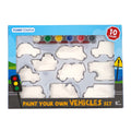 10Ct Paint Your Own Vehicles Set With 6 Paint Pots And Paint Brush