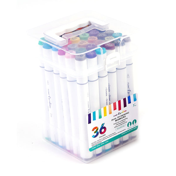 36Pc Dual Tip Markers,36 Colors