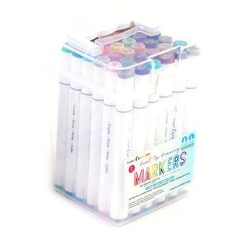 36 Pc Dual Tip Markers, 36 Colors