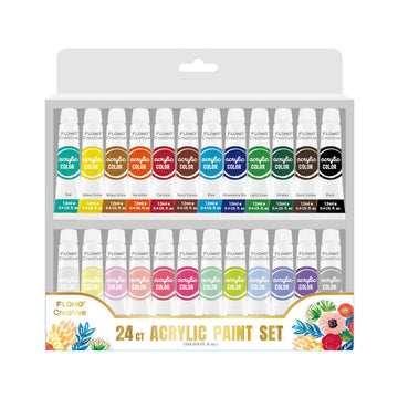 24Ct 12Ml Acrylic Paint