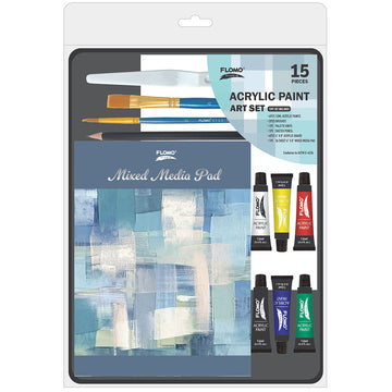 15Pc Acrylic Paint Art Set