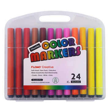 24Ct Chunky Water Color Pens