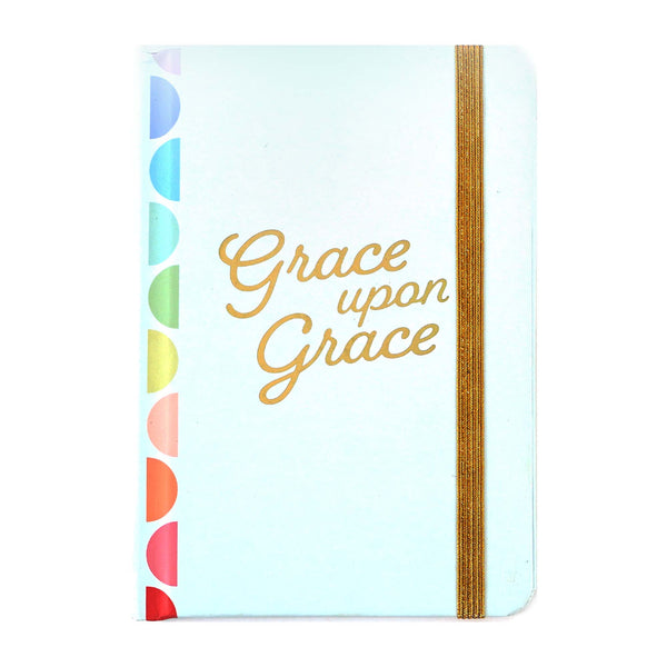 80 Sht/160 Pge Small Bookbound Hot Stamp Journal, Religious Grace, 6.25"X 4.375",1 Design