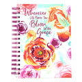 160 Sht Jumbo Floral Grace Hot Stamp Journal, 8.5"X6.25"