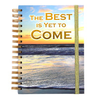 160 Sheet Jumbo Spiral Hot Stamp Journal, Sunrise Faith, 8.5"X6.25"