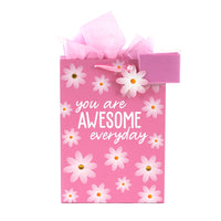 Extra Large You Are Awesome Printed Gift Bag With Gems And Tissues