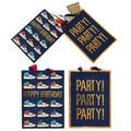 2Pk Extra Large Birthday Sneakers Galore Hot Stamp/Hologram Gift Bags