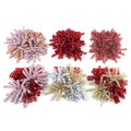 4Ct Christmas Fabric Curly Swirl - Metallic Mix, 6 Assortments