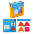 50Pcs 4" Educational Perforated Letters, 2 Designs