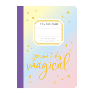 130 Sheet Composition Notebook, You Are Magical, 9.75 X 7.5"