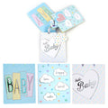 3Pk Large Love You Baby Hot Stamp Premium Plus Bag, 3 Designs