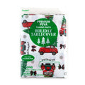 Premium Christmas Table Cover With Flannel Back, 52" X 70"