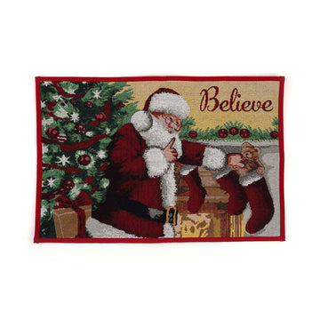 Christmas Realistic Santa Kitchen Mat 20" X 30"