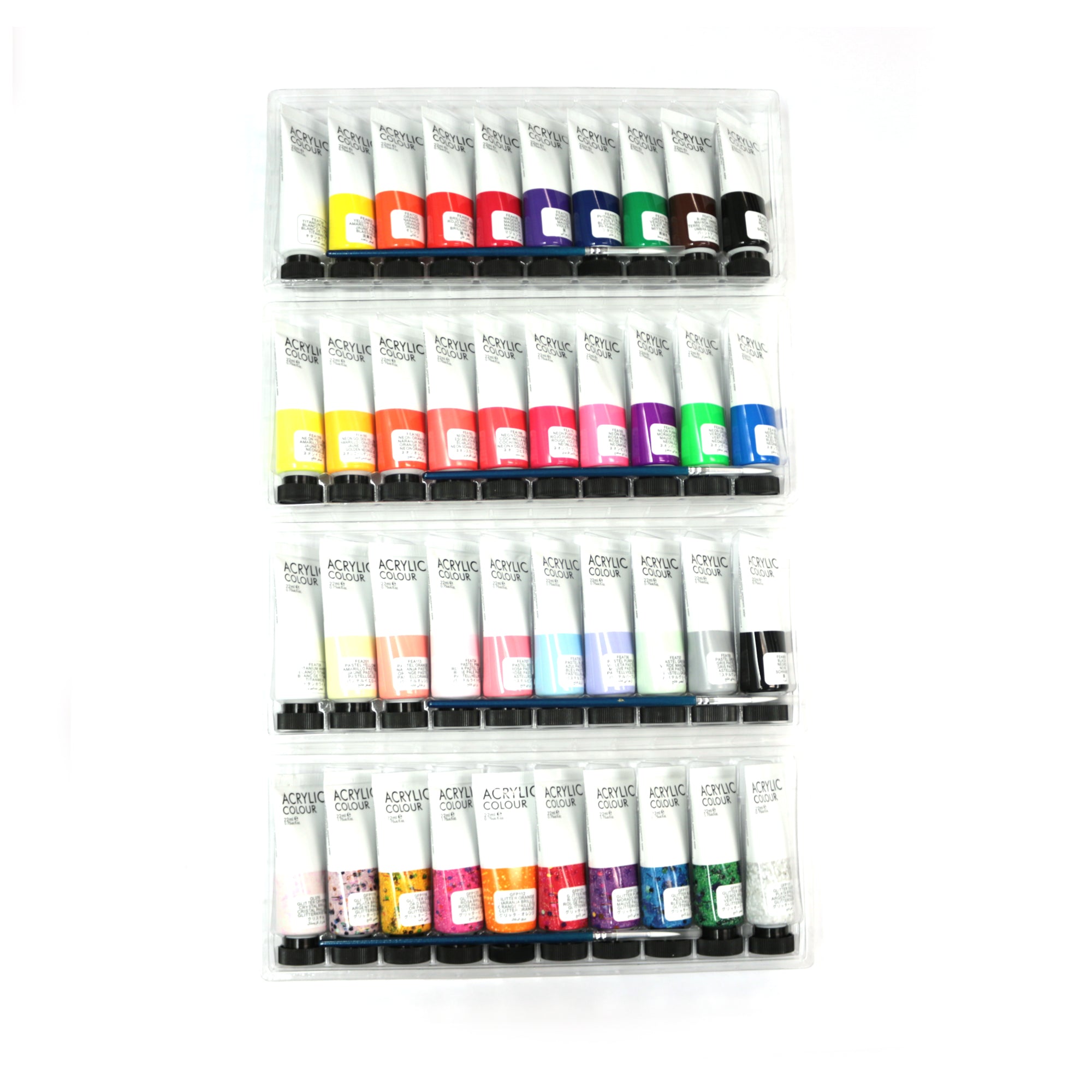 7/12/18/24 Colors 100ml/Bottle Acrylic Paint Set Art Hand-painted Pigm –  AOOKMIYA