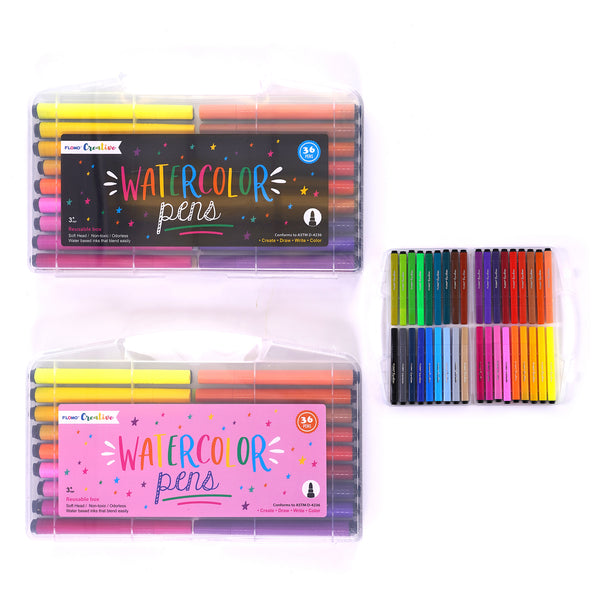 36pcs M&G Soft Brush Tip Water Color Marker Felt Pen_ Markers