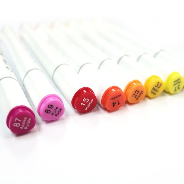 TouchCool Art Dual Tip Marker/Highlighter Sketch Pen Set;  Broad Chisel & Fine Tip Markers - Dual Tip markers