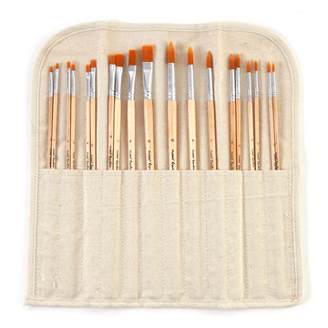 Creative Mark Pro White Soft White Filament Hair Acrylic Brushes & Sets -  Professional Paint Brushes for Acrylics, Gouache, Oils, & More! - [Bright 