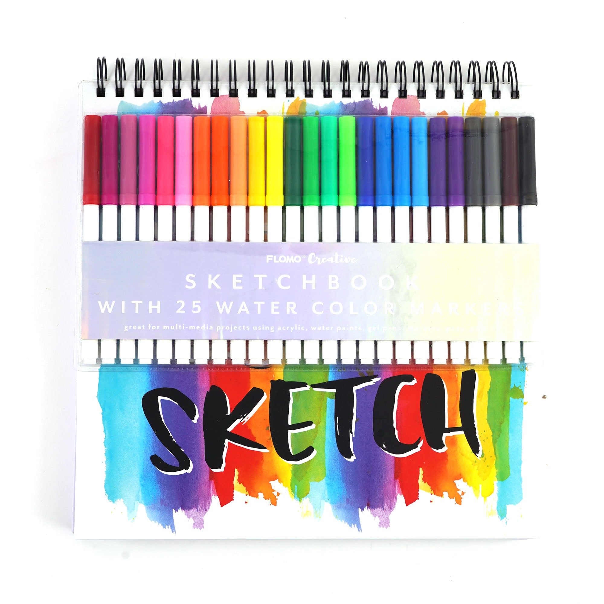 Water Color Paper Sketch Book - Drawing Watercolor Paper Pad Sketchbook for  Kids Teens & Artists 24 Art White Sheets