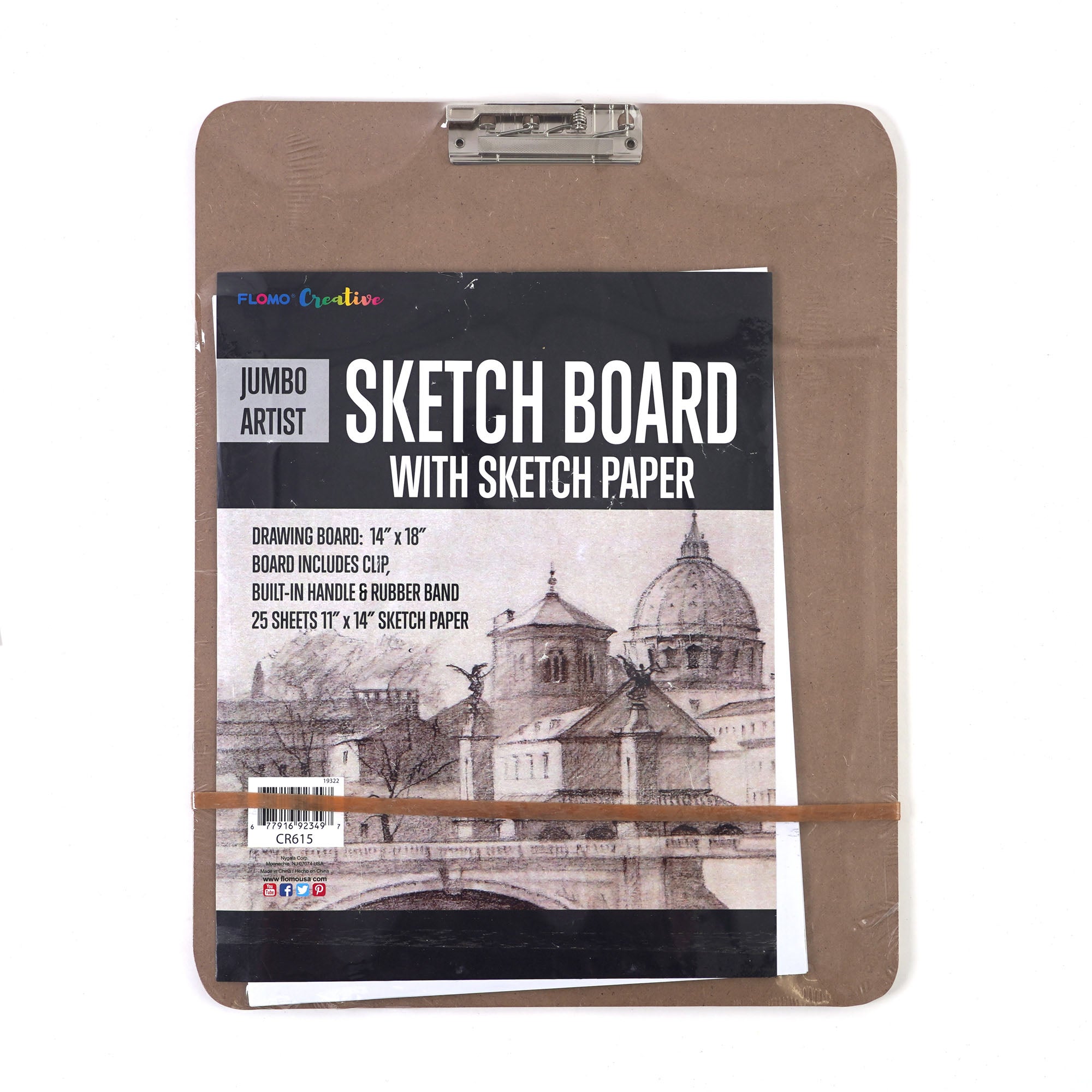 Falling in Art 18x18 Sketch Board, Drawing Tote Board for Artists with —  CHIMIYA