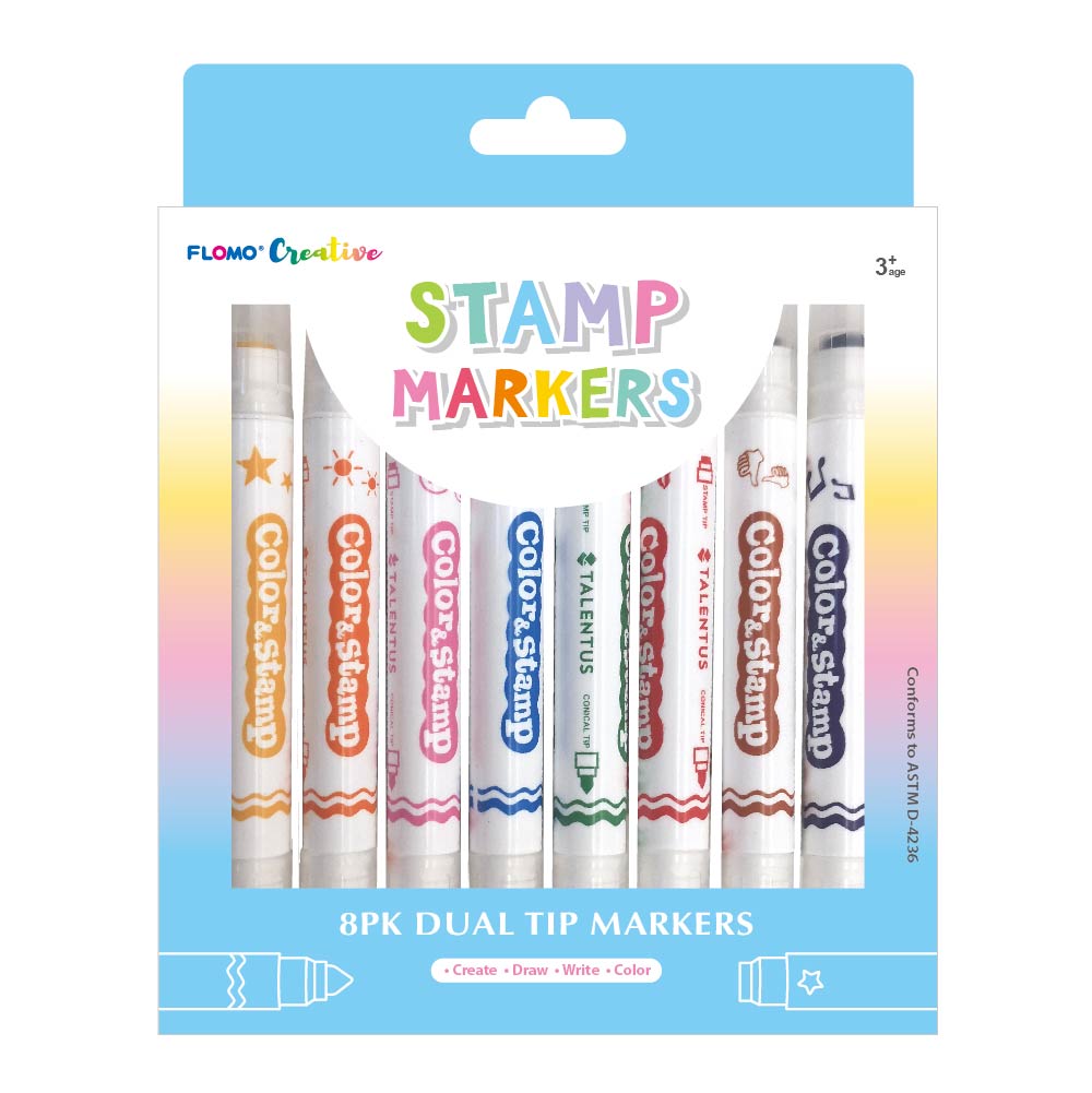 Ooly Stampables Scented Double-ended Stamp Markers, Set of 18 – ARCH Art  Supplies