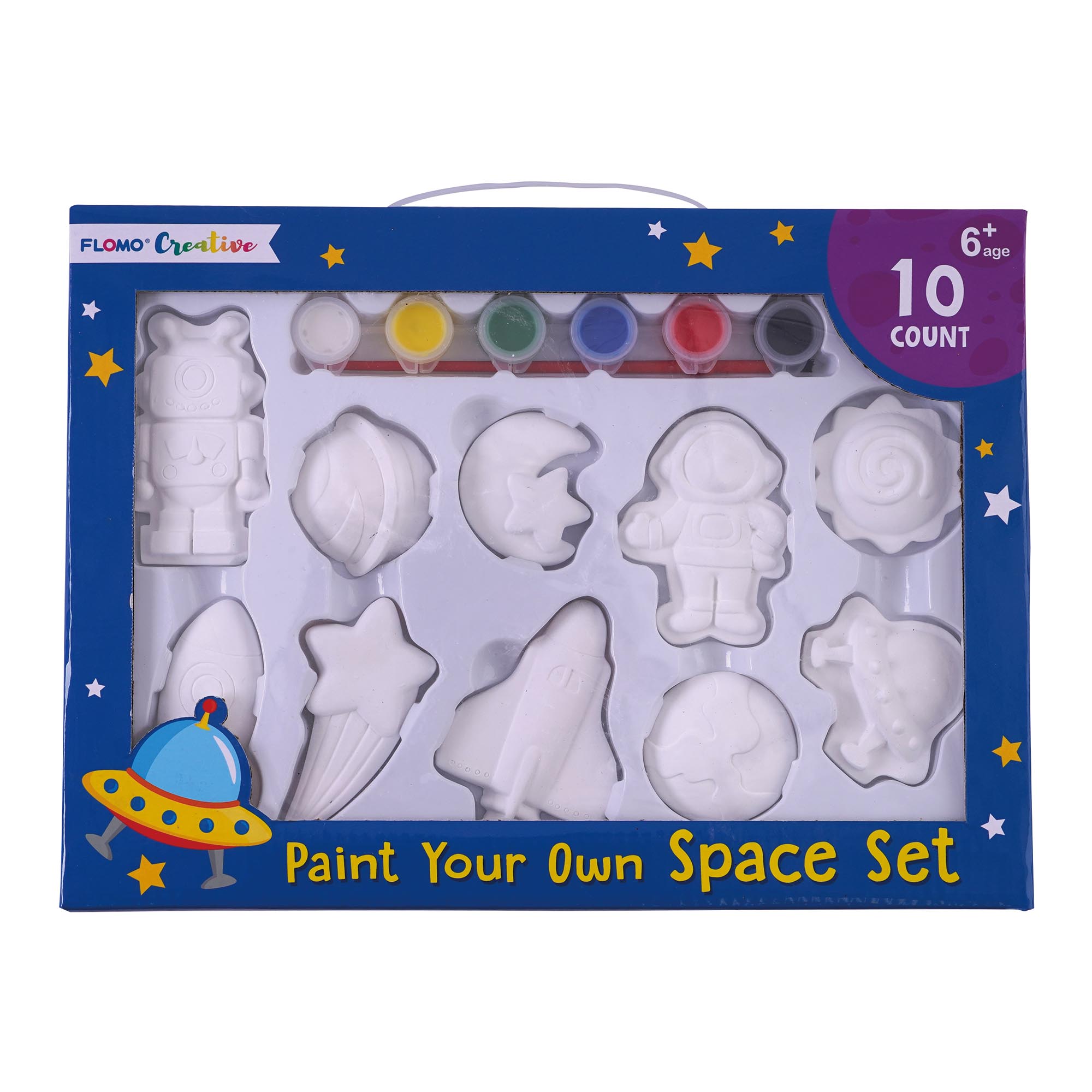 2Ct Paint Your Own Gnomes With 4 Paint Pots And Paint Brush