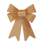 2Pc 5.5" X 8" Mesh Glitter Bow, 3 Colors