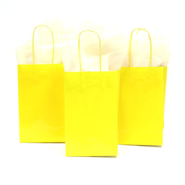 Narrow Medium Yellow Gift Bag (Color Savvy)