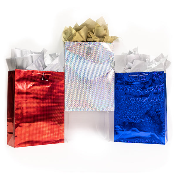 Colored Paper Gift Sacks